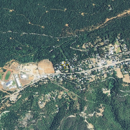 Aerial/Satellite Image of Foresthill Work Center, CA