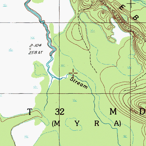 Topographic Map of T32 MD BPP, ME