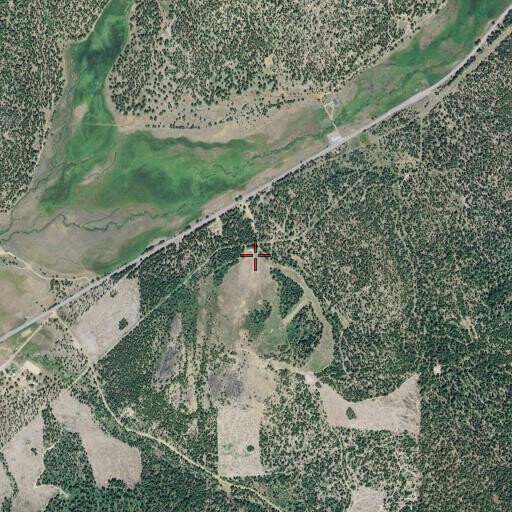 Aerial/Satellite Image of Coppervale Ski Tow, CA
