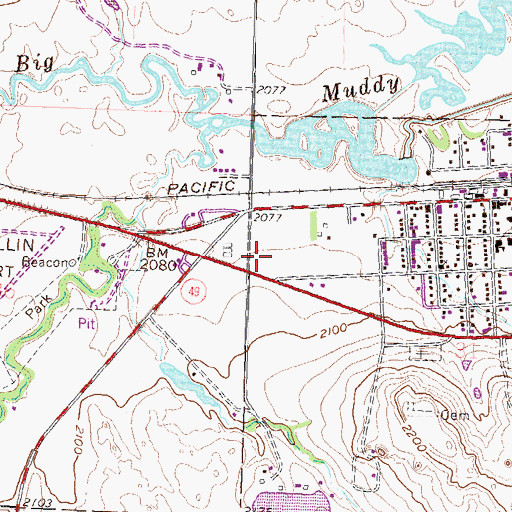 Topographic Map of Glen Ullin Museum, ND