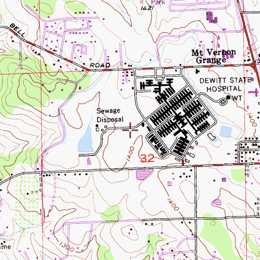 Topographic Map of Placer Placer County Sheriff's Office, CA