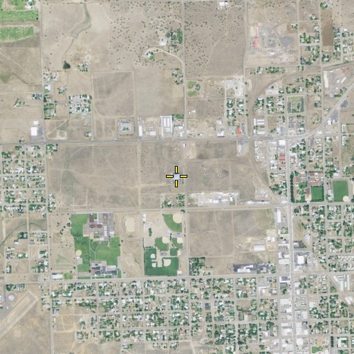 Aerial/Satellite Image of California Highway Patrol Northern Division - Alturas, CA