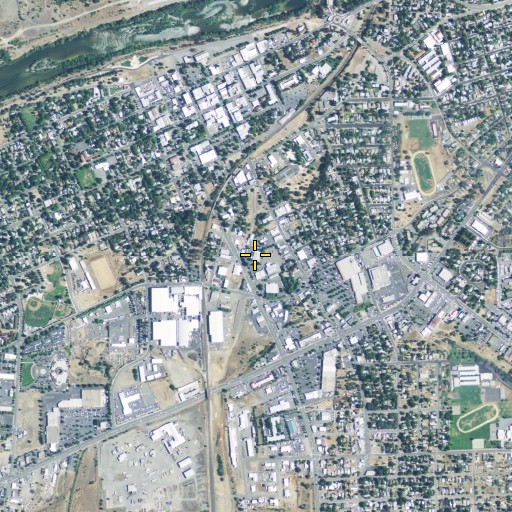 Aerial/Satellite Image of Oroville Police Department, CA