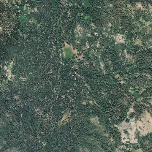 Aerial/Satellite Image of Big Spring Trail, CA