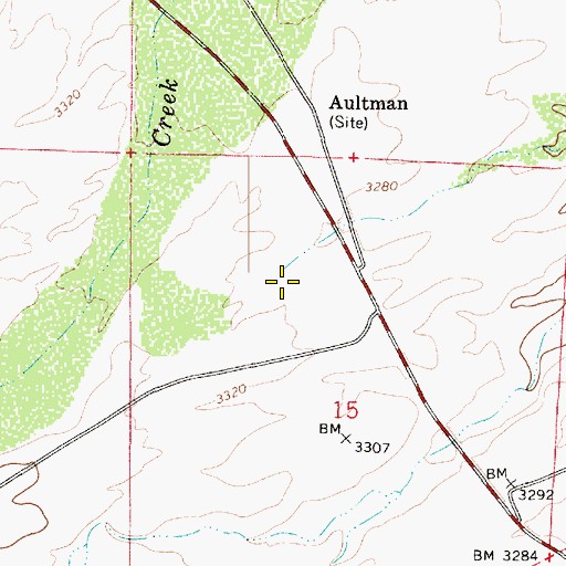 Topographic Map of Yavapai County Sheriff, AZ