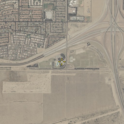 Aerial/Satellite Image of Phoenix Police Department Ahwatukee Foothills Substation, AZ