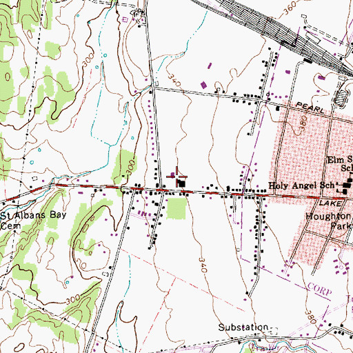 Topographic Map of Franklin County Sheriff's Office, VT