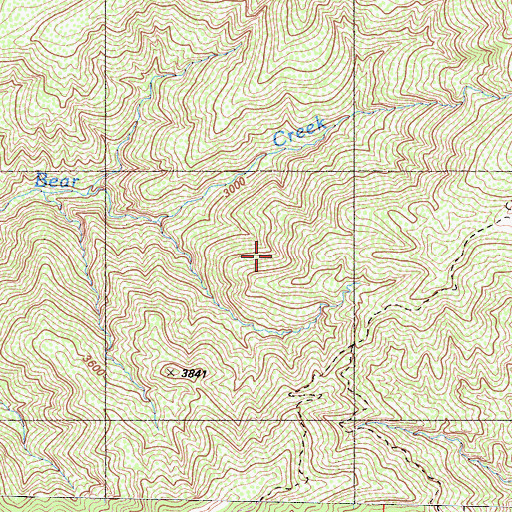 Topographic Map of Gridley Trail, CA