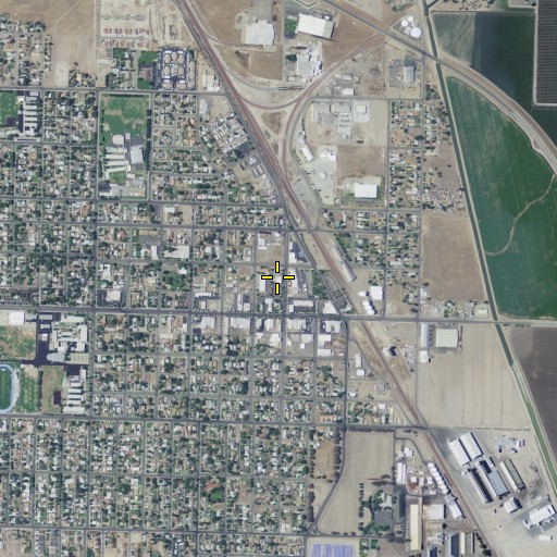 Aerial/Satellite Image of Kings County Sheriff's Office Corcoran Substation, CA