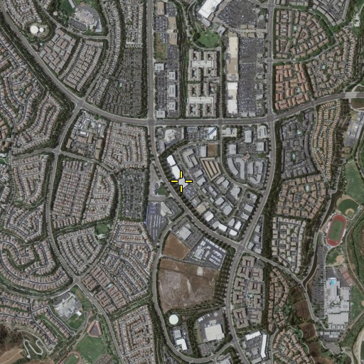 Aerial/Satellite Image of Orange County Sheriff's Department - Aliso Viejo Station, CA