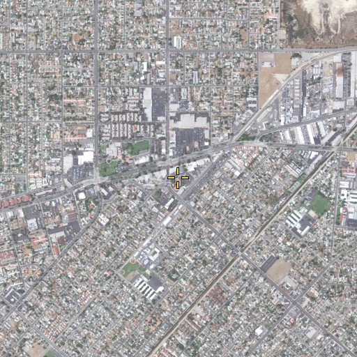 Aerial/Satellite Image of Baldwin Park Police Department, CA