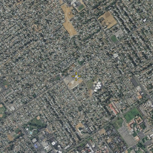Aerial/Satellite Image of Riverside Police Department - California Square Police Center, CA