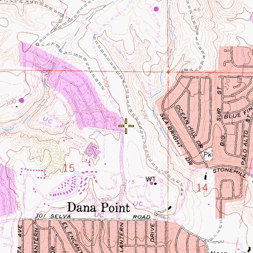 Topographic Map of Dana Point - Orange County Sheriff's Office, CA