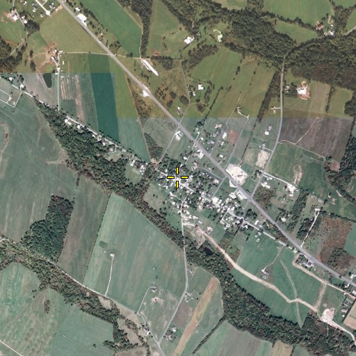 Aerial/Satellite Image of McKnightstown Post Office, PA