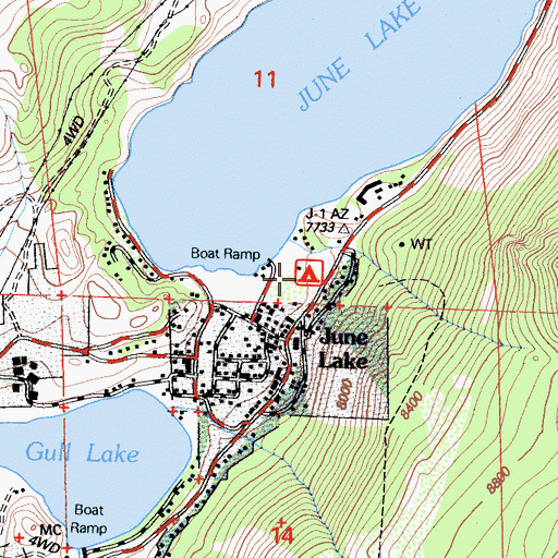June lake campground ca