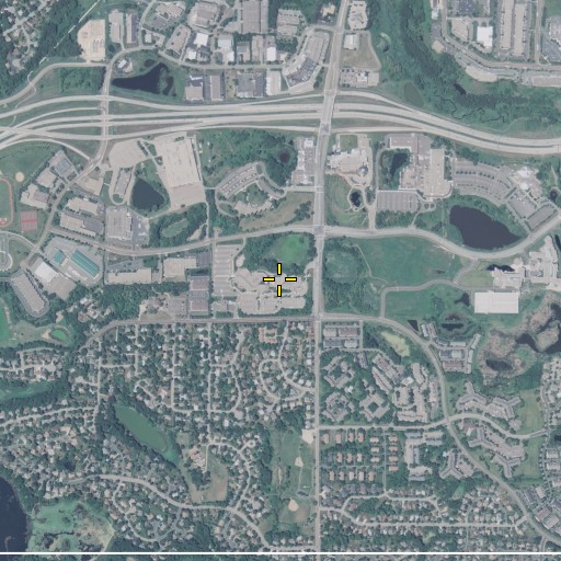 Aerial/Satellite Image of Eden Prairie Police Department, MN
