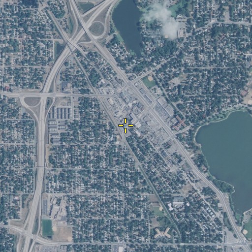 Aerial/Satellite Image of Robbinsdale Police Department, MN