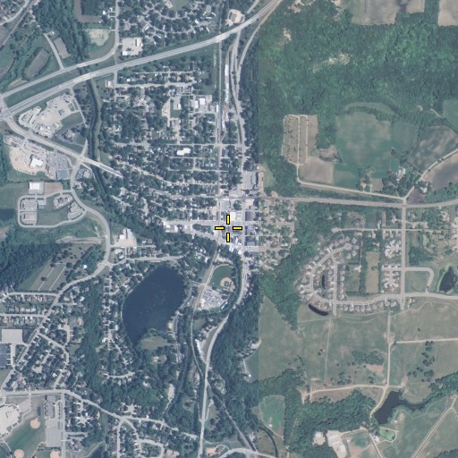 Aerial/Satellite Image of Jordan Police Department, MN