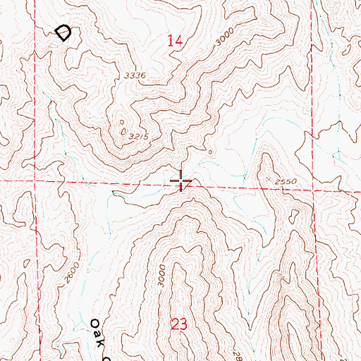 Topographic Map of Eldorado Wilderness, NV