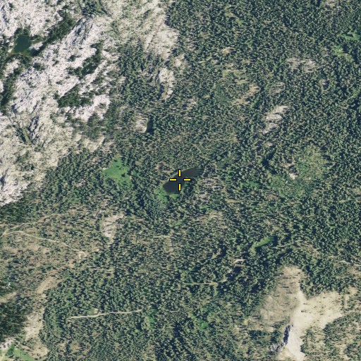 Aerial/Satellite Image of Derry Lake, CA