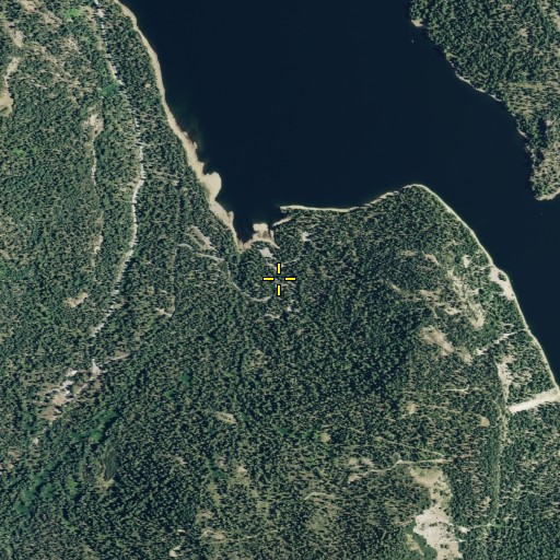Aerial/Satellite Image of Woodcamp Campground, CA
