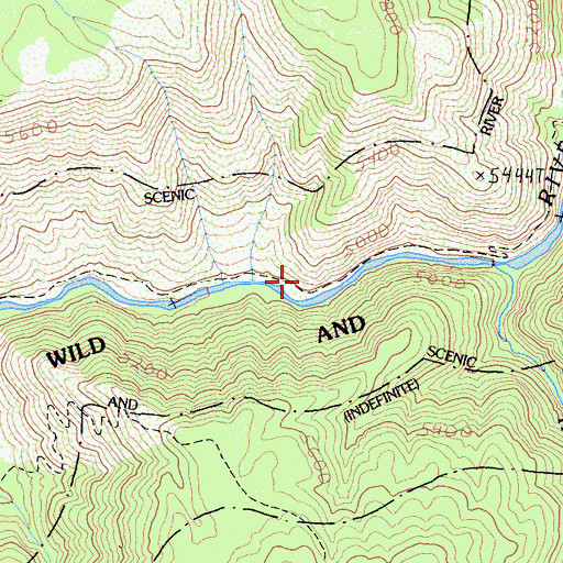 Topographic Map of Lower Pylos Camp, CA