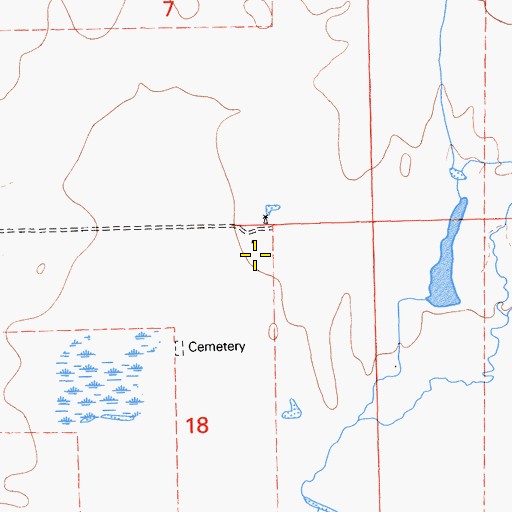 Topographic Map of Turner Ranch, CA