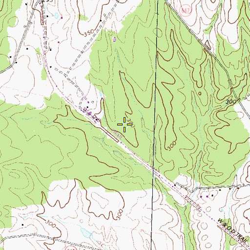Topographic Map of Trailside Middle School, VA