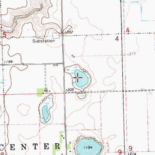 Topographic Map of Clay County Waterfowl Production Area, SD