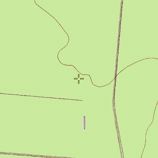 Topographic Map of Pocosin Lakes National Wildlife Refuge, NC