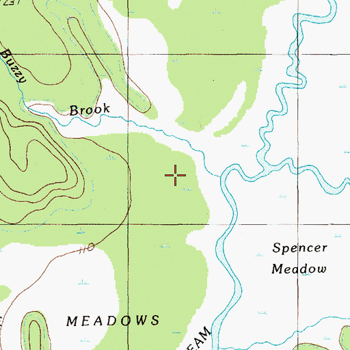 Topographic Map of Sunkhaze Meadows National Wildlife Refuge, ME