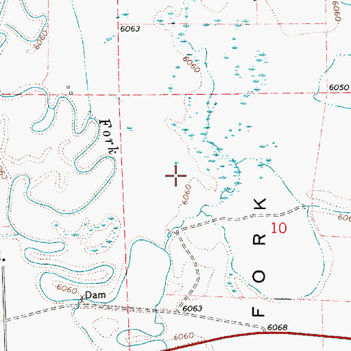 Topographic Map of Farm Service Agency Interest of Idaho, ID