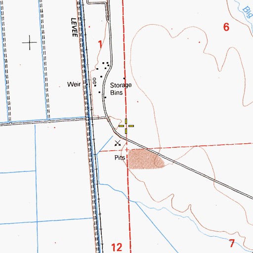 Topographic Map of Winema Airstrip (historical), CA