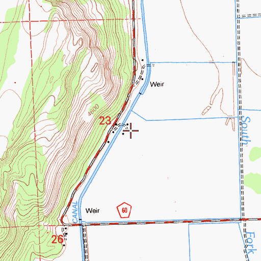 Topographic Map of McGarva, CA