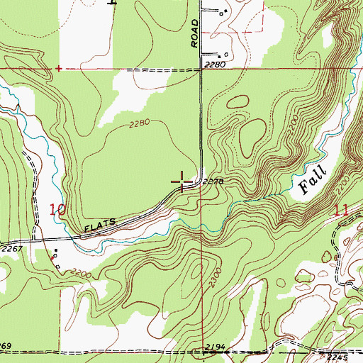 Topographic Map of South Boundary Fire Protection District Station Number 3, ID