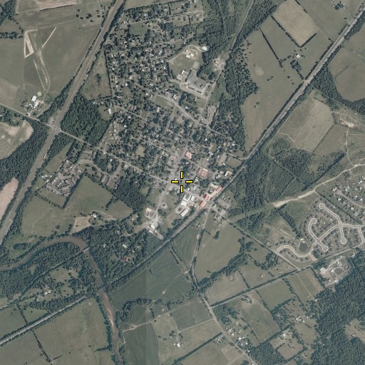 Aerial/Satellite Image of Remington Police Department, VA