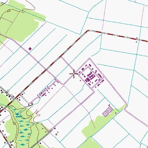 Topographic Map of Saint Brides Correctional Center, VA