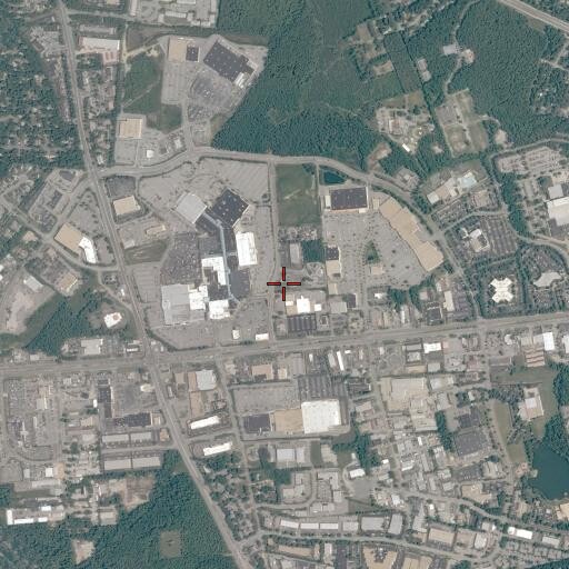 Aerial/Satellite Image of Towne Center Post Office, VA