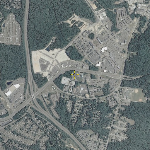 Aerial/Satellite Image of Monticello Post Office, VA