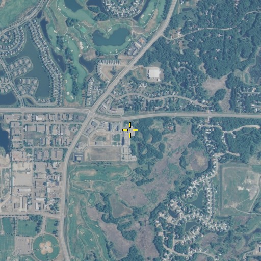 Aerial/Satellite Image of Spring Lake Park - Blaine - Mounds View Fire Department Station 5, MN