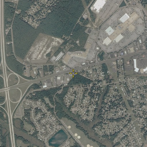 Aerial/Satellite Image of Jolliff Post Office, VA