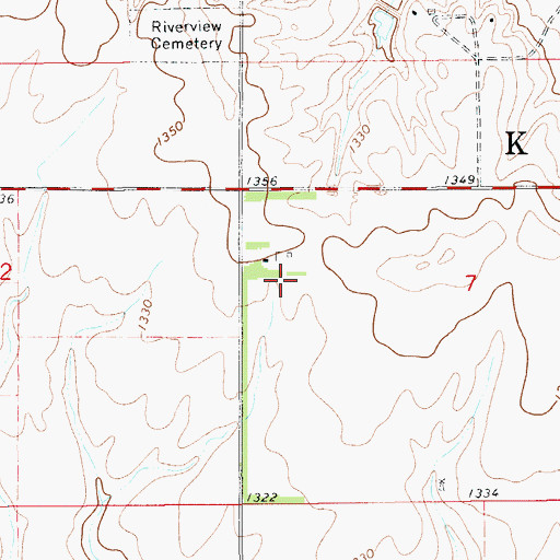 Topographic Map of Farney Field, KS