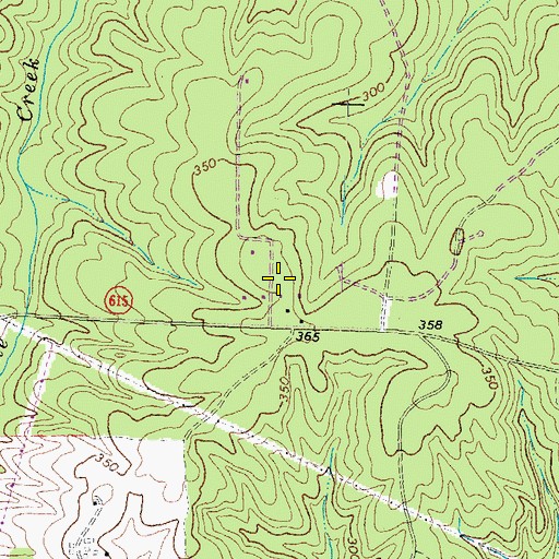 Topographic Map of Saunders Field, VA