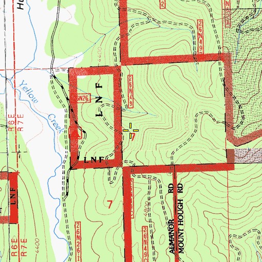 Topographic Map of PG and E Recreation Site, CA