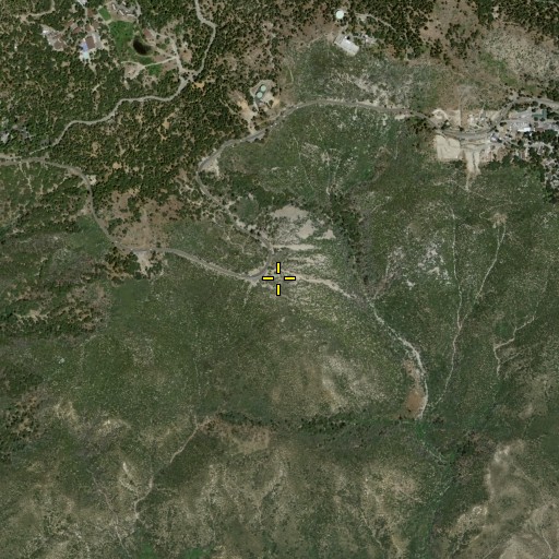 Aerial/Satellite Image of Red Rock Wall Overlook, CA