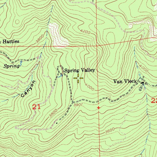 Topographic Map of El Dorado County, CA