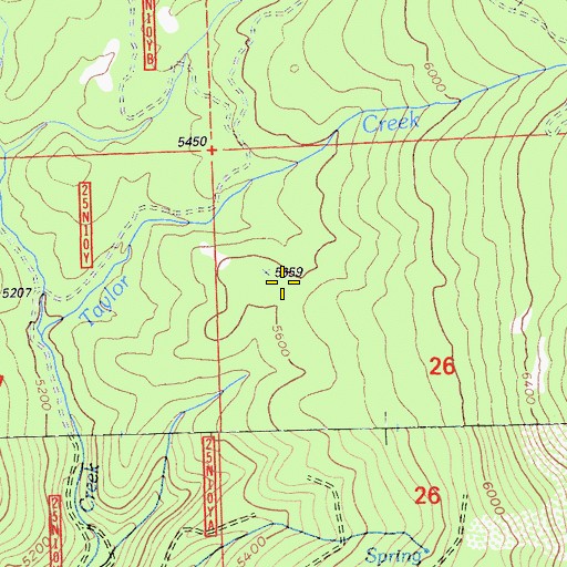 Topographic Map of Plumas County, CA