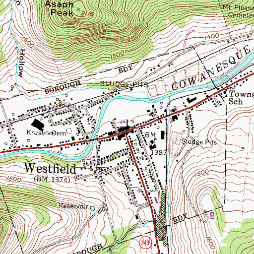 Westfield Post Office, PA