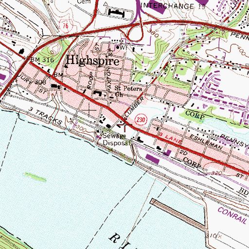 Highspire Post Office, PA