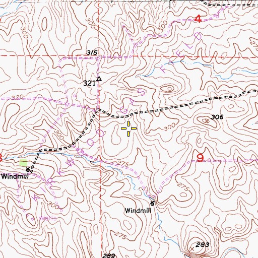 Topographic Map of Kirkwood Gas Field, CA